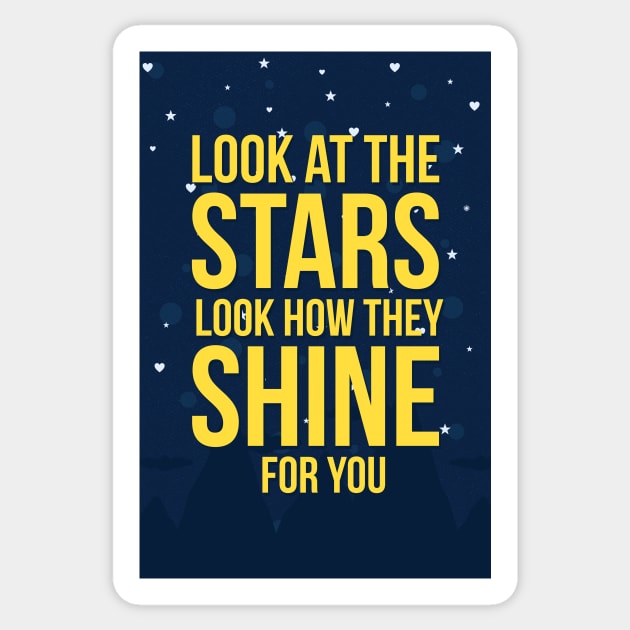 Look at the stars Sticker by nektarinchen